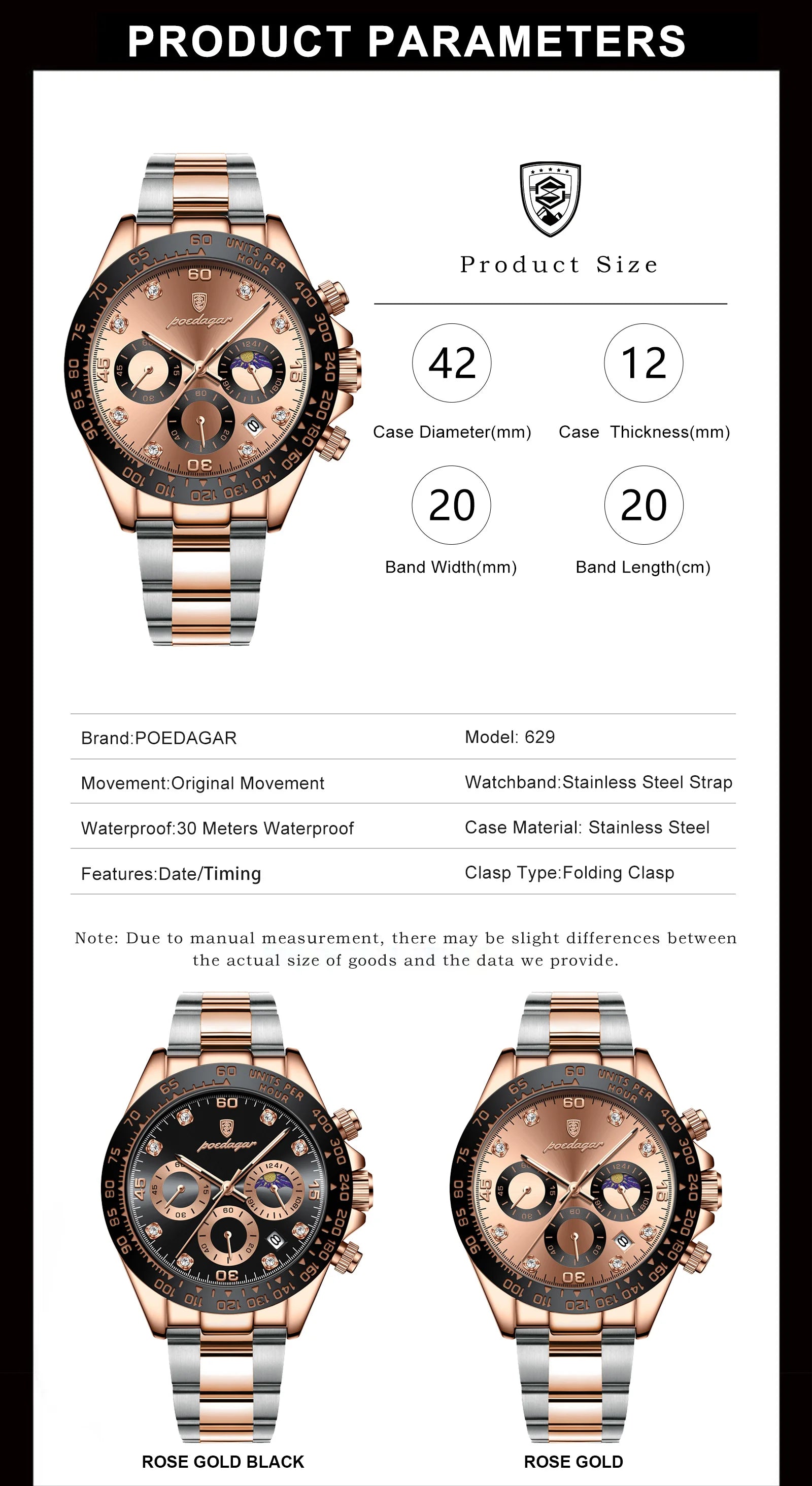 Reloj de Hombre - Estilo Robusto y  Funcional
