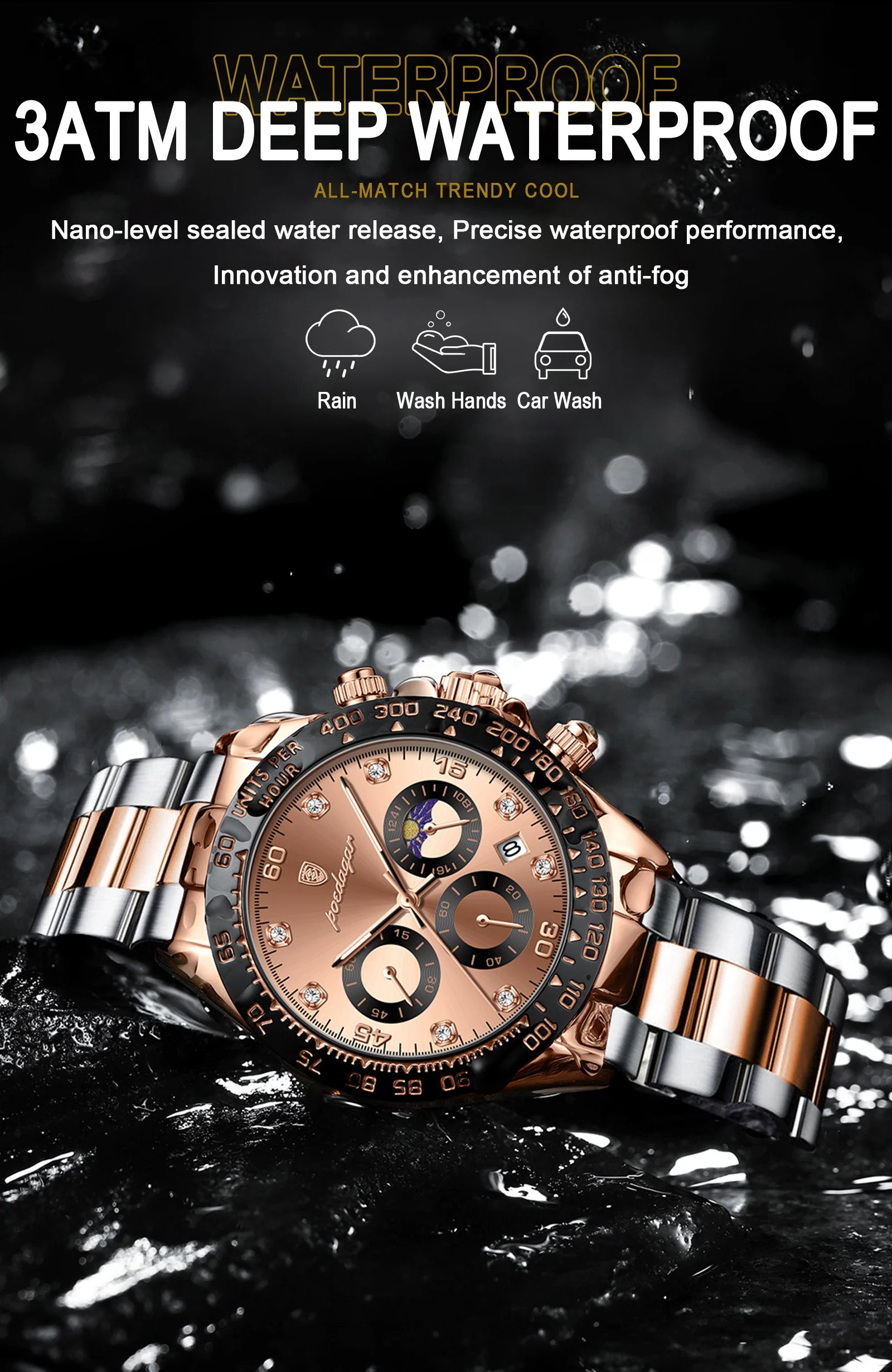 Reloj de Hombre - Estilo Robusto y  Funcional