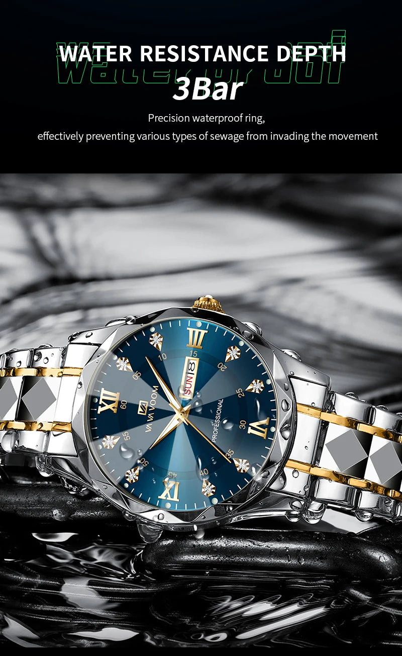 Reloj de Hombre – Estilo de Negocios con Alta Resistencia