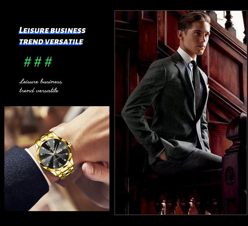 Reloj de Hombre – Estilo de Negocios con Alta Resistencia