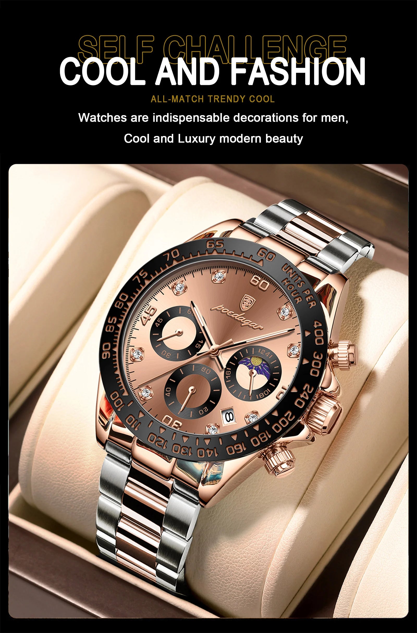 Reloj de Hombre - Estilo Robusto y  Funcional